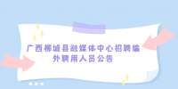 广西柳城县融媒体中心招聘编外聘用人员公告